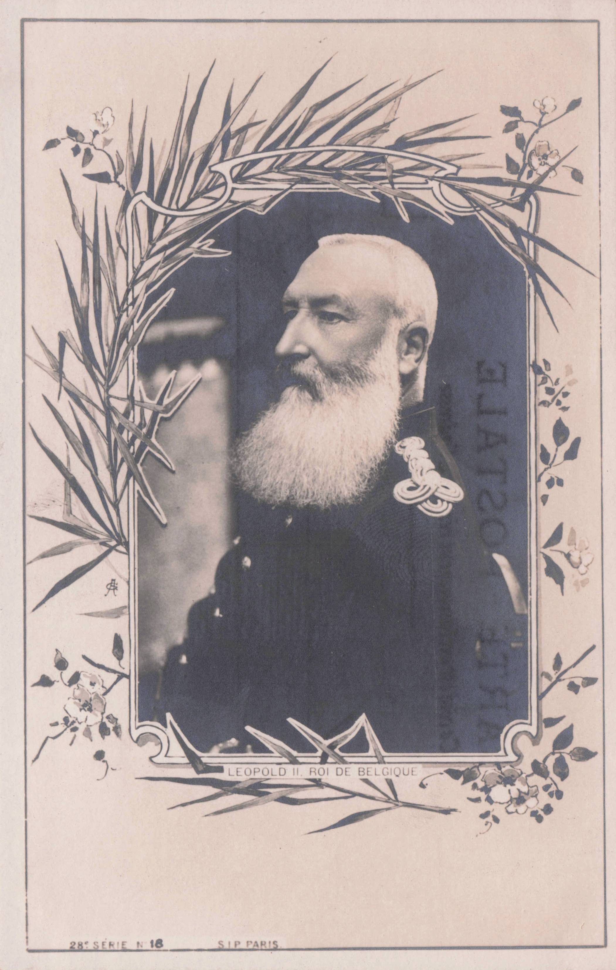 King Leopold II De Roi Rare Serie 18 Old French Royal Family Portrait Postcard