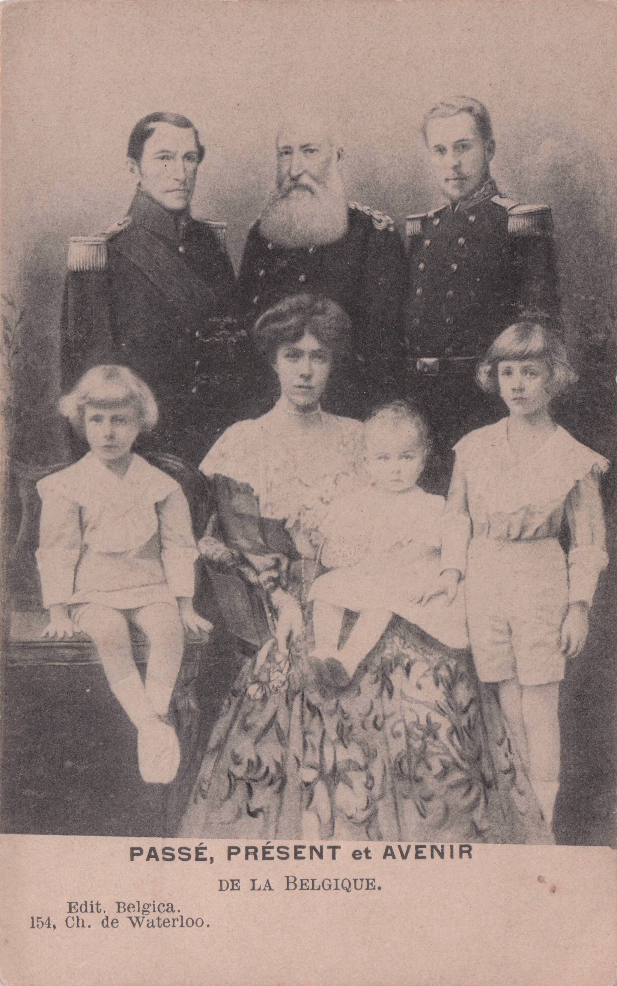 Kaiser Wilhelm I II German Royal Generations Family Antique Postcard