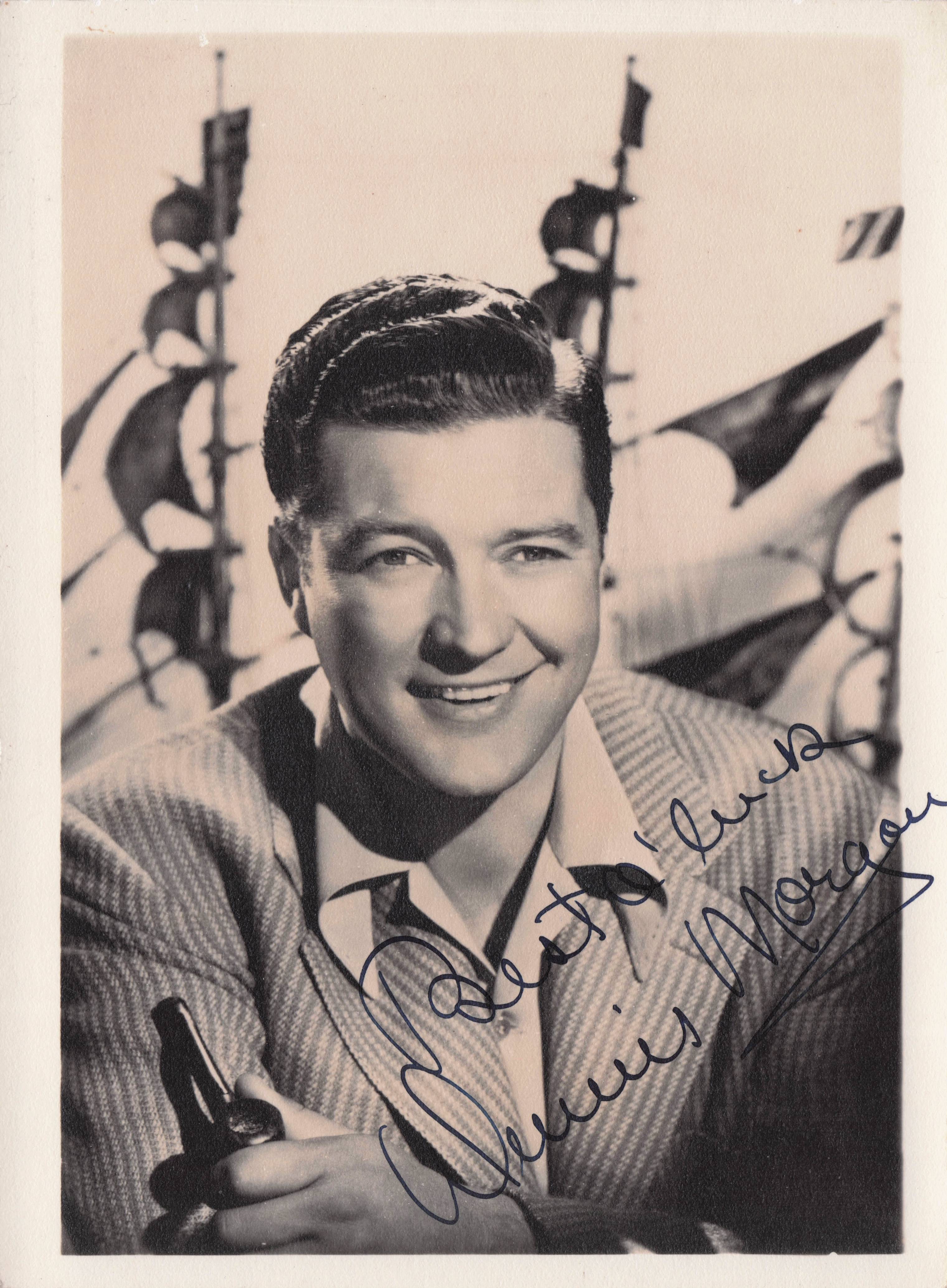 Dennis Morgan 1940s Musical & Comedy Films Antique Mint Hand Signed Old Photo