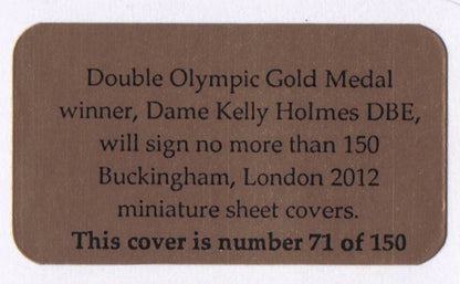 Dame Kelly Holmes Athletics 2012 Olympics London Hand Signed LTD 150 FDC