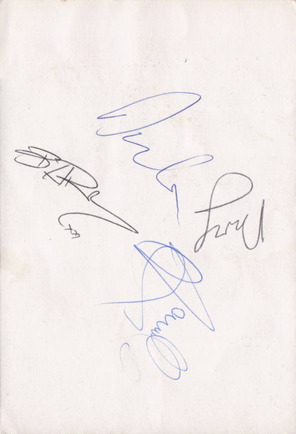 The Barron Knights MULTI Hand Signed Photo Please Read