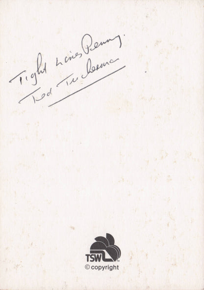 Ted Tuckerman Champion Fishing Angler TV Show Presenter Hand Signed Photo