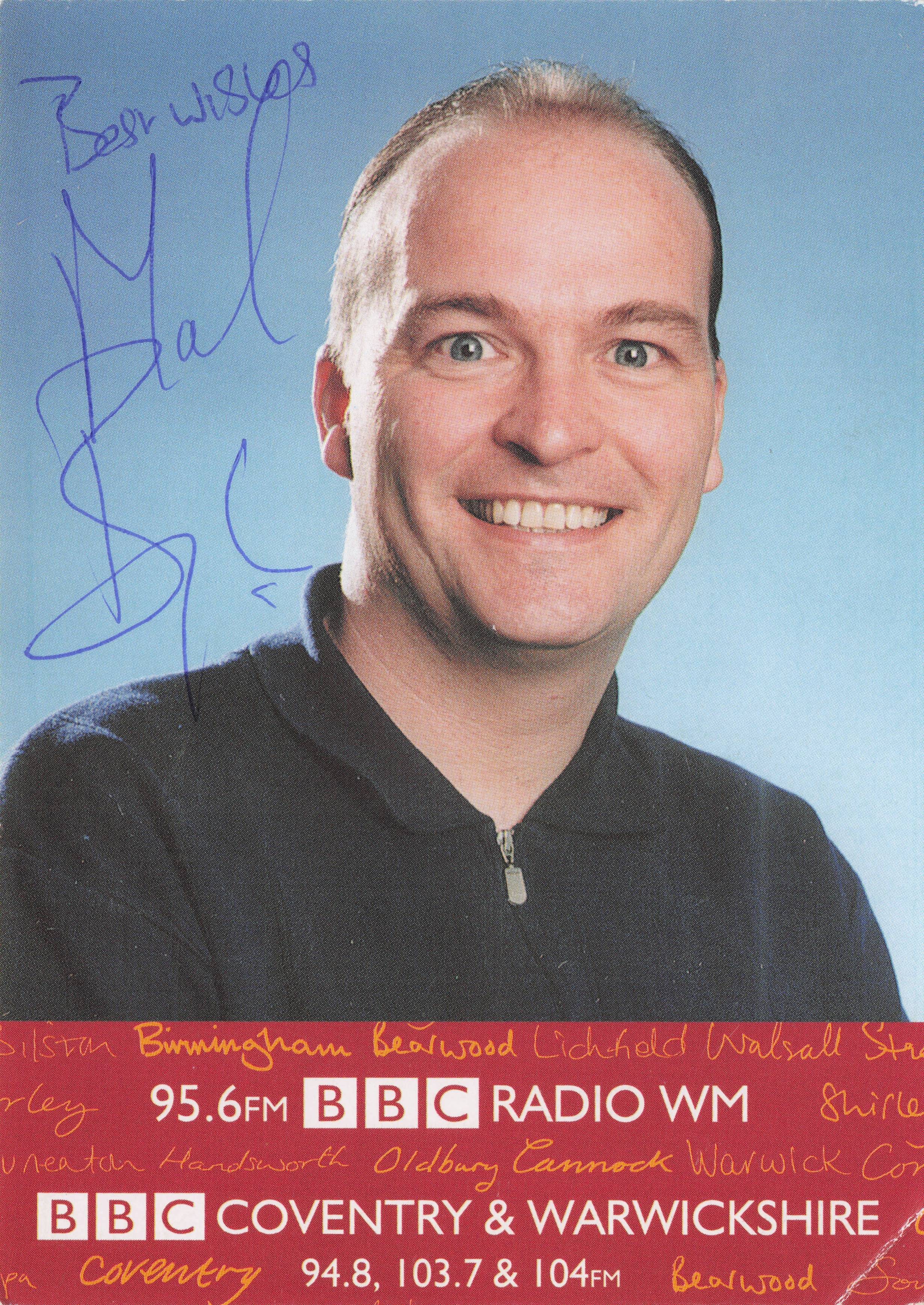 Malcolm Boydon BBC Radio Coventry Warwickshire DJ Hand Signed Cast Photo