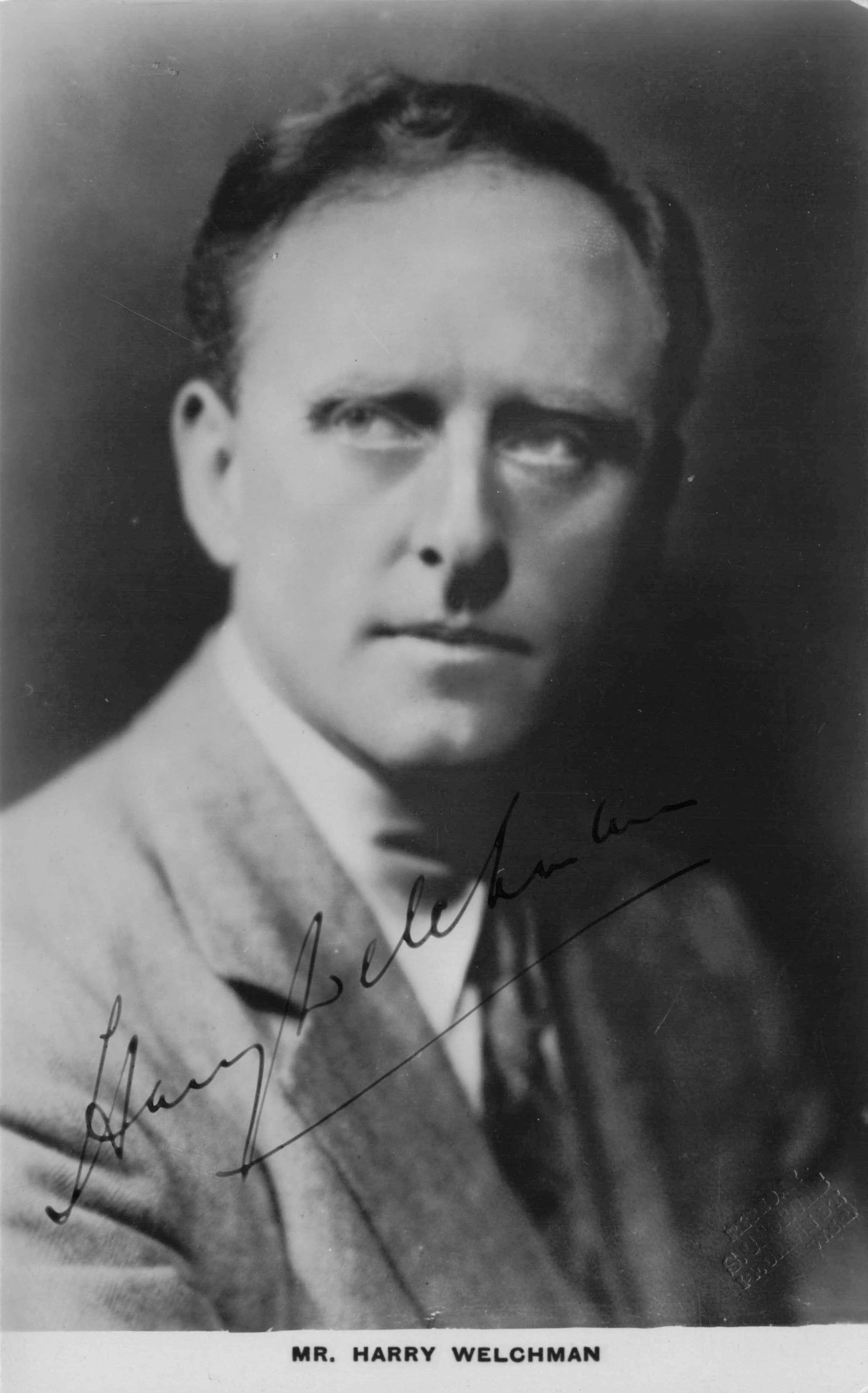 Harry Welchman Musical Star Antique Signed Photo