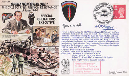 Norman Fairfax POW RAF Escaping Society LTD TO 15 Allo Allo Hand Signed FDC