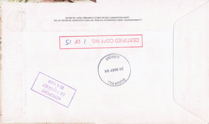 Norman Fairfax POW RAF Escaping Society LTD TO 15 Allo Allo Hand Signed FDC