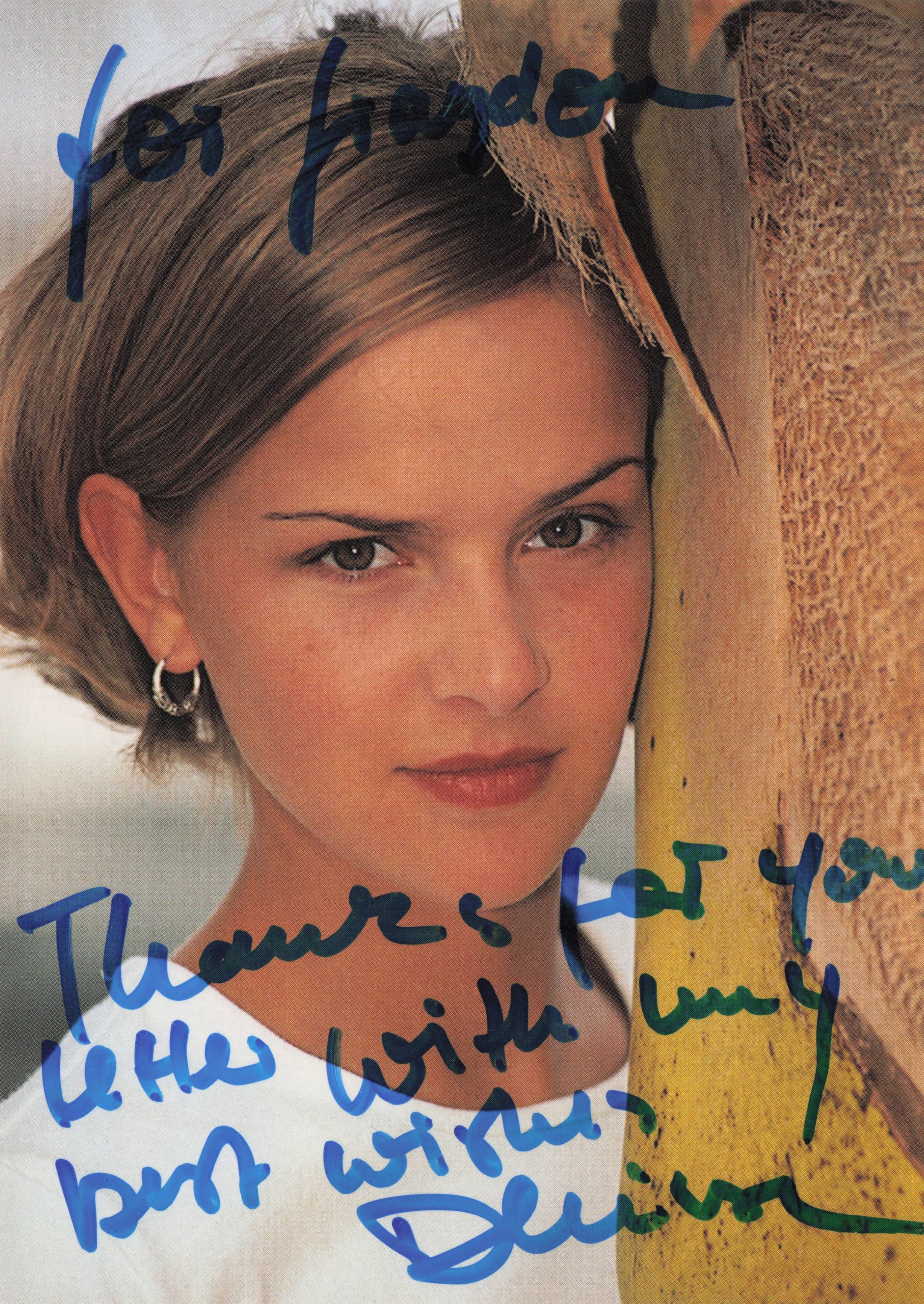Denise Zich German TV & Film Actress Hand Signed Photo