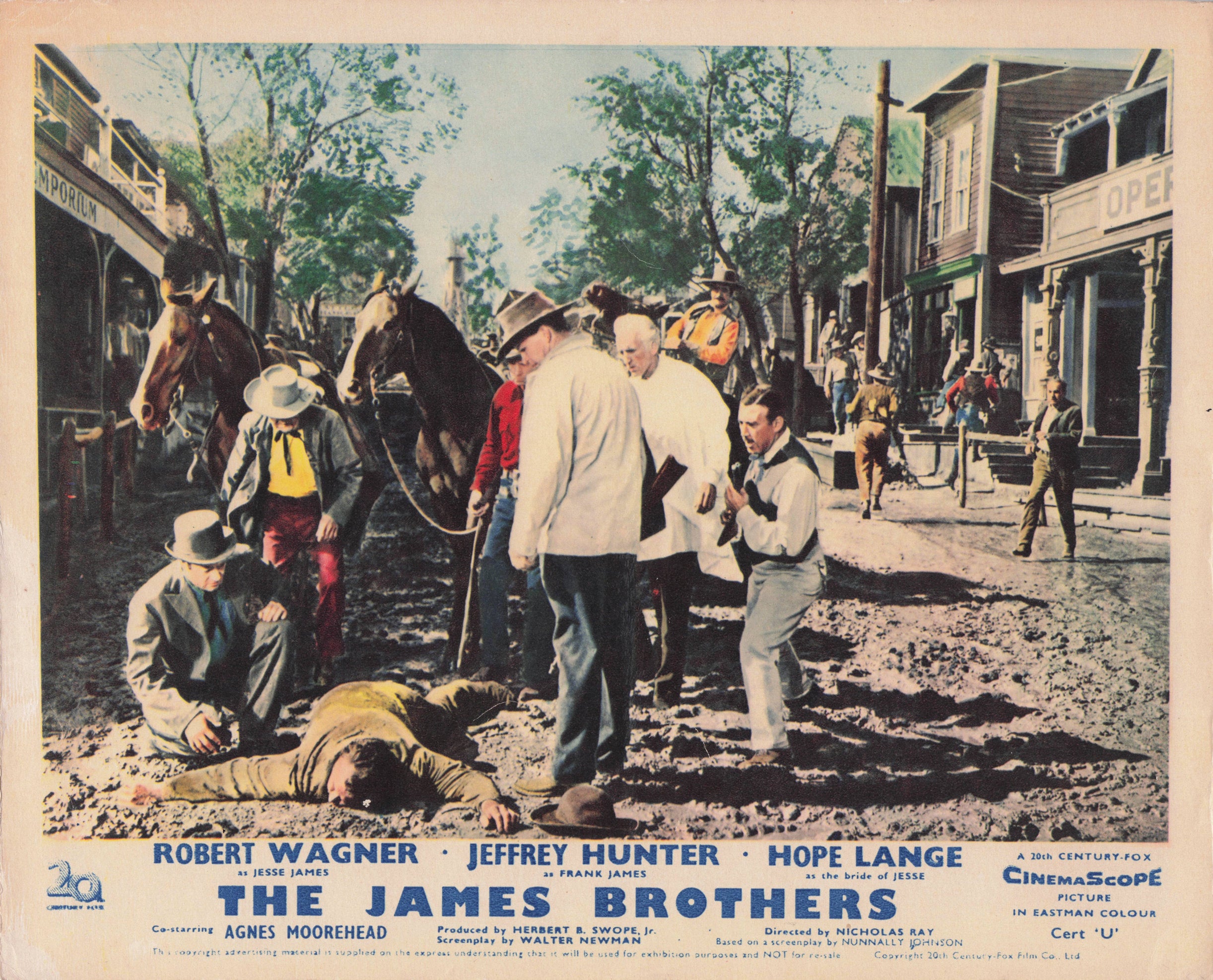 The James Brothers Film Western 1957 Lobby Card Publicity Press Still
