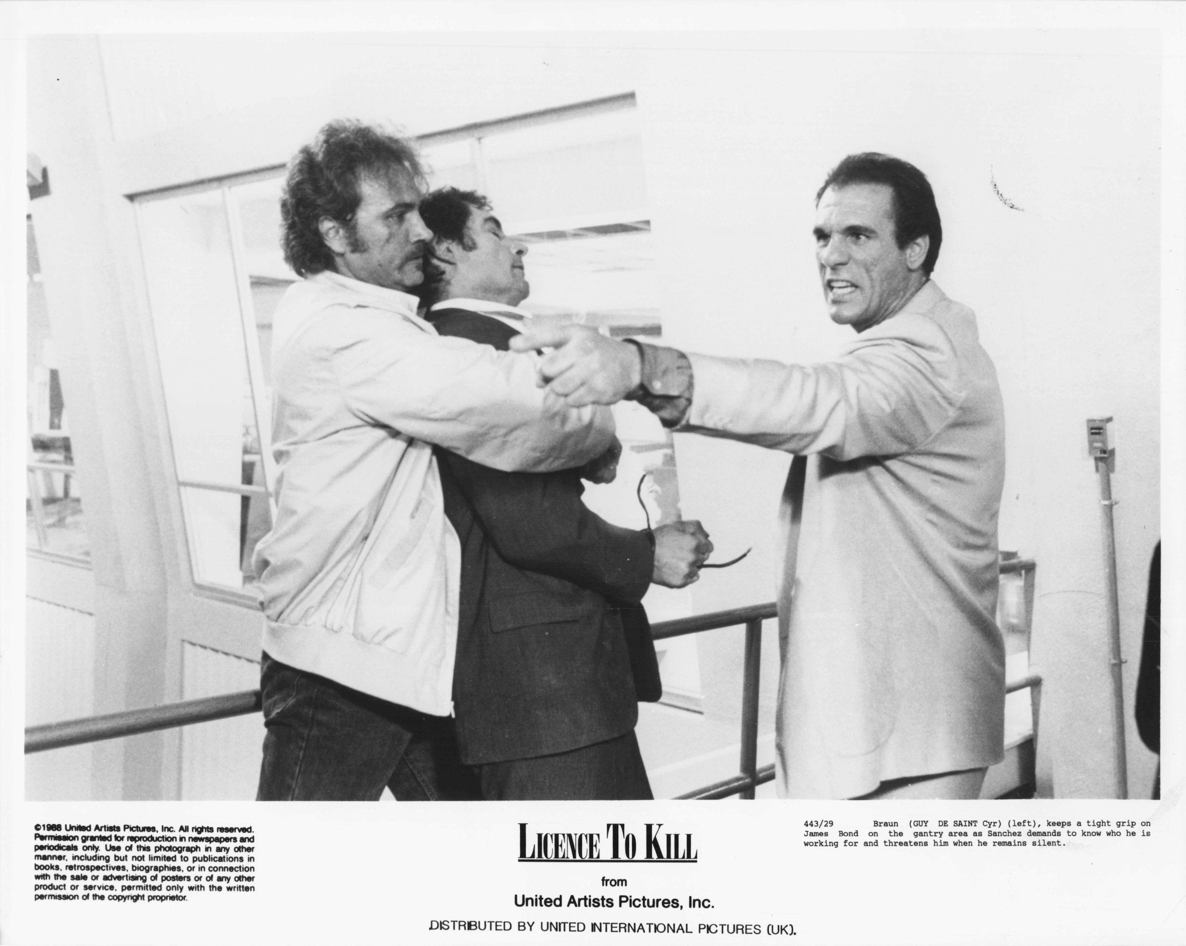 License To Kill James Bond 007 Film Original 1988 Pre Release Press Still Photo