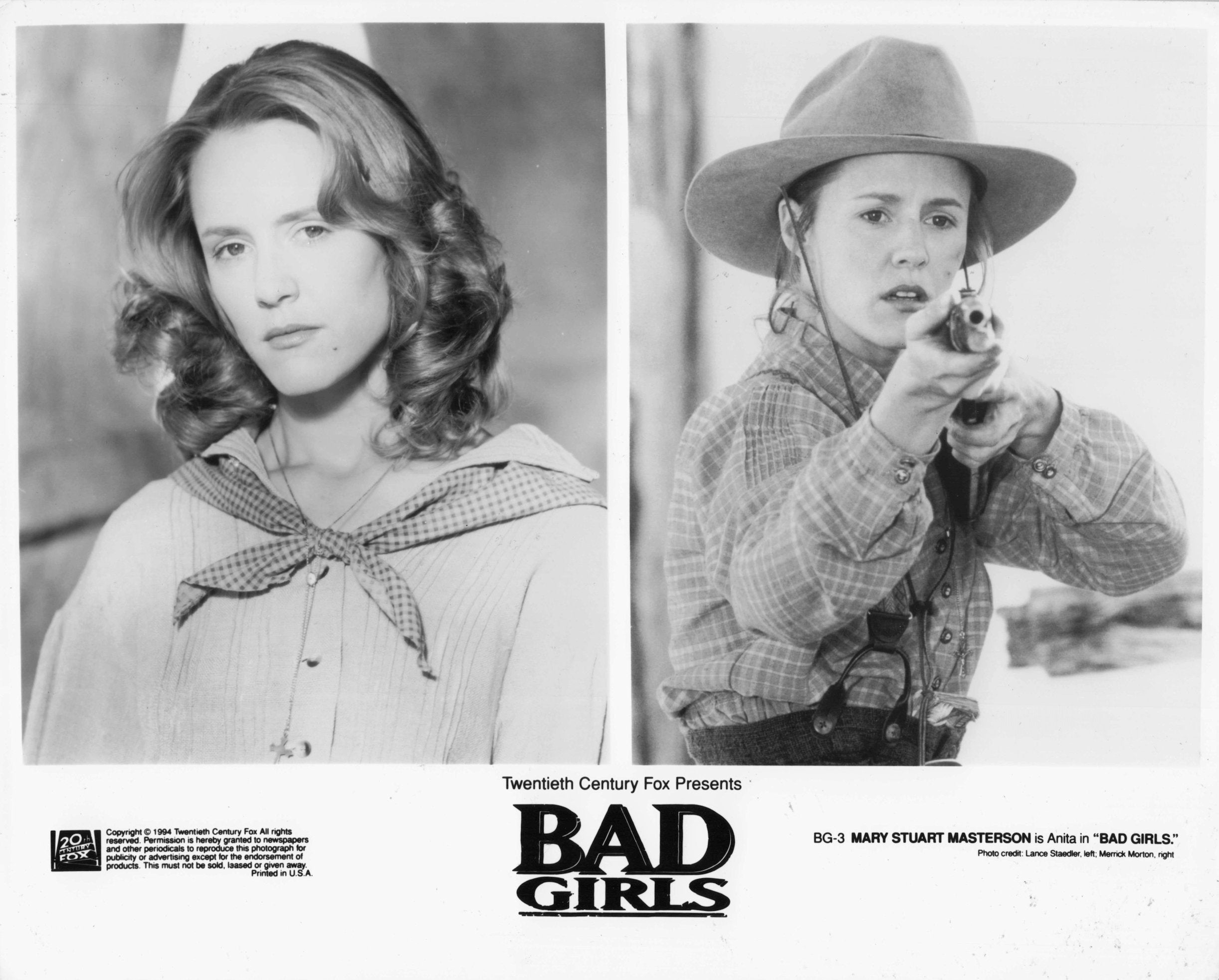 Mary Stuart Masterson Bad Girls Western 9x7 Media Press Publicity Still Photo