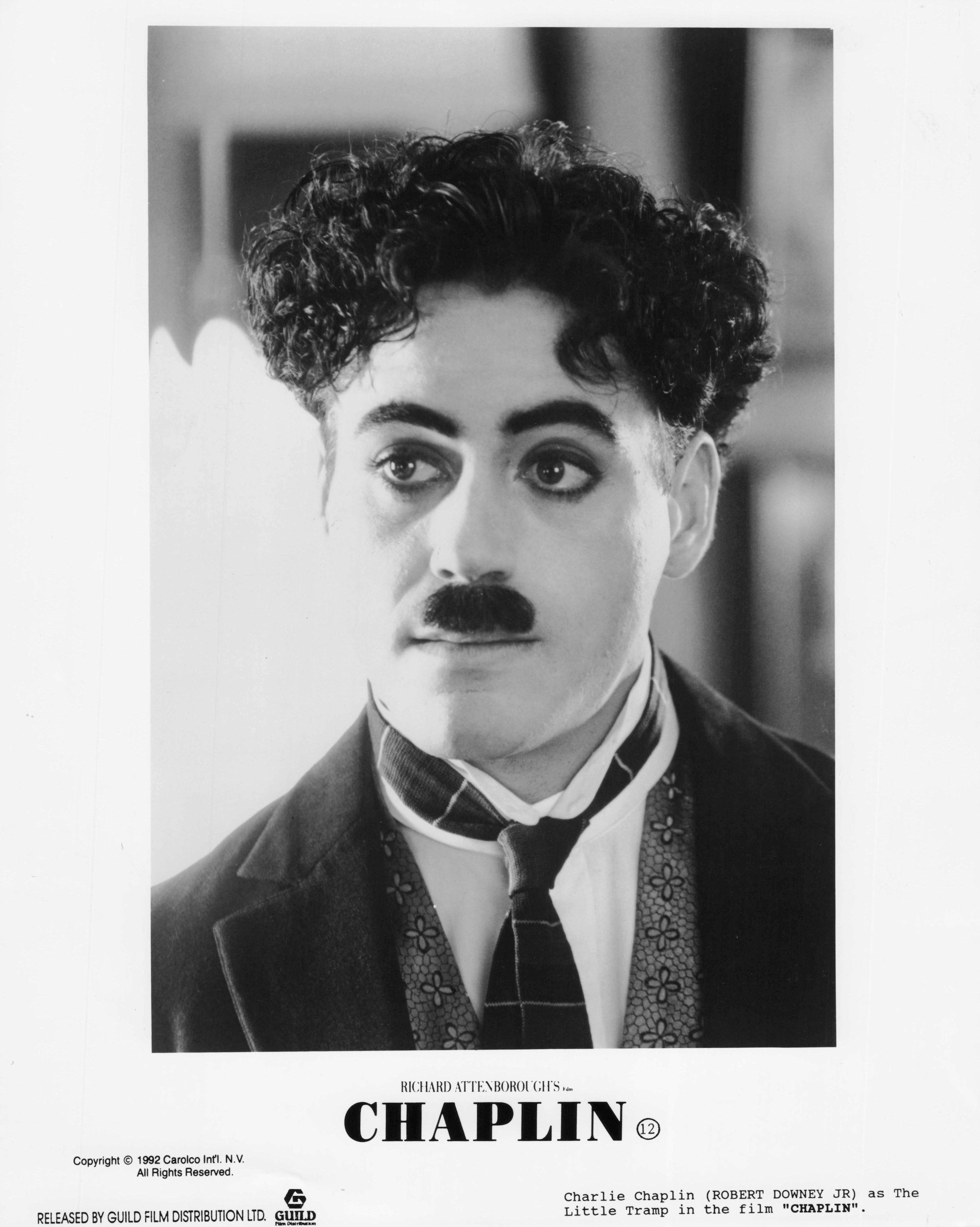 Charlie Chaplin Robert Downey The Little Tramp Press Media Publicity Still Photo