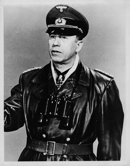 Werner Hinz in The Longest Day WW2 Film 1962 Rare Press Movie Still Photo