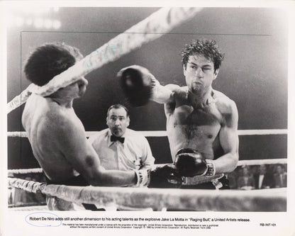 Robert De Niro Raging Bull Boxing Film 9x7 UK Premiere Press Publicity Still Photo
