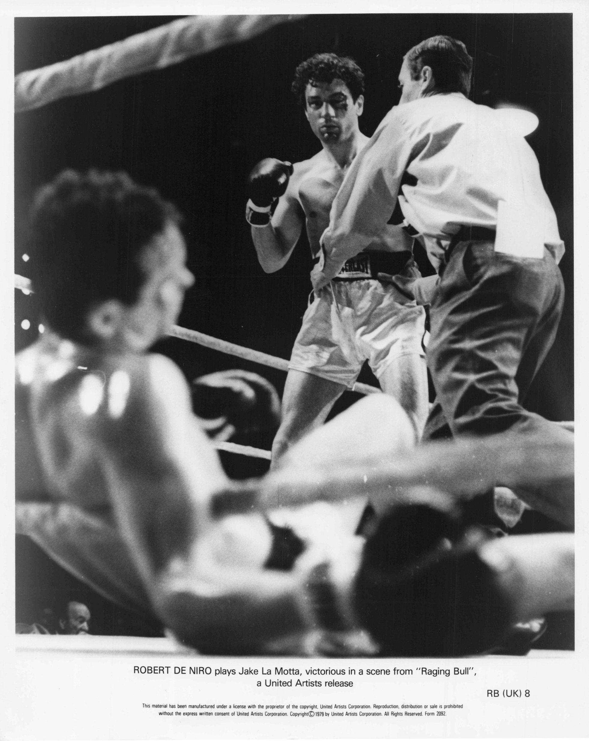 Robert De Niro Raging Bull Boxing Film UK Premiere Press Publicity Still Photo