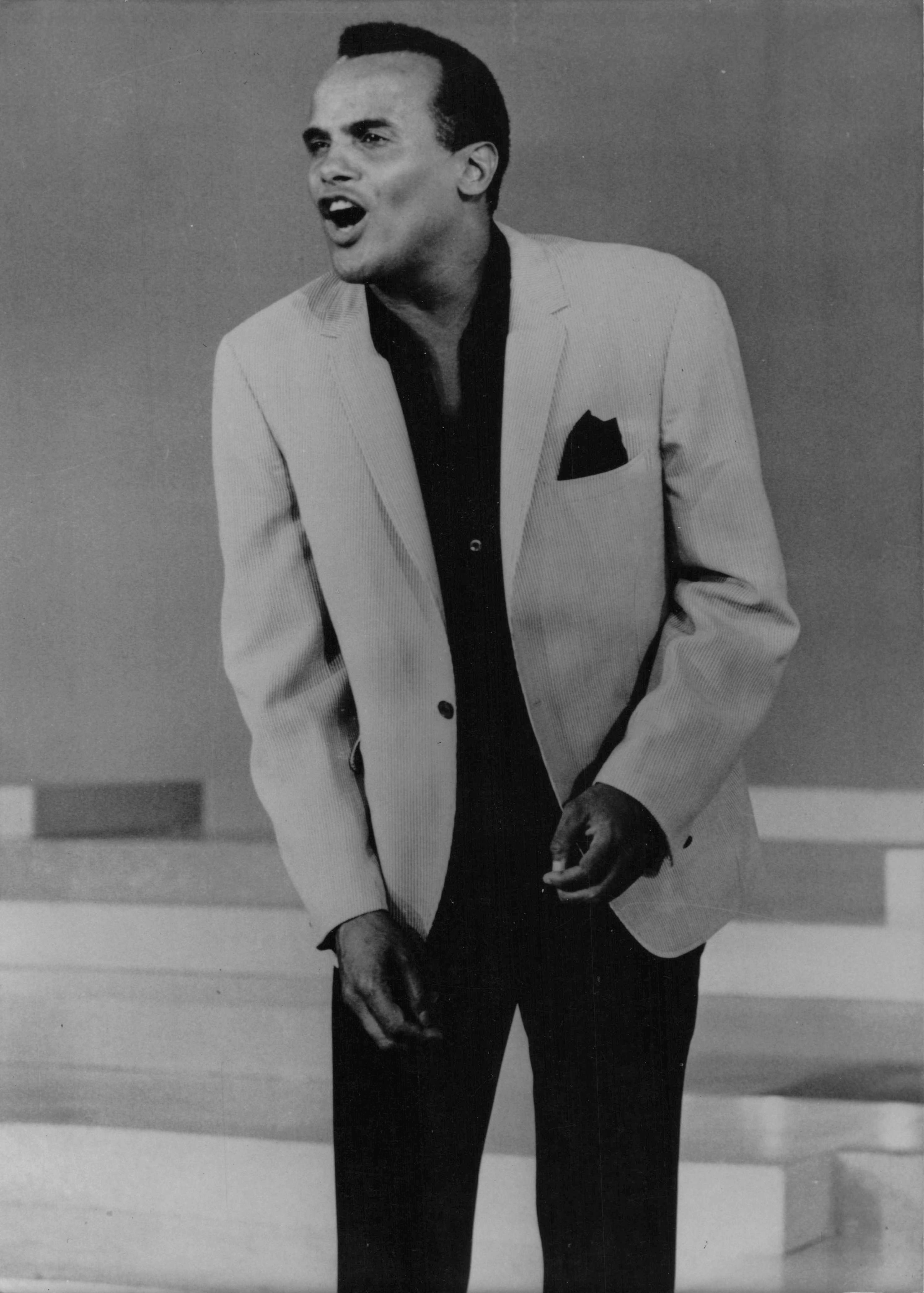 Harry Belafonte American Singer Film Actor London 1980s 7x5 Press Photo