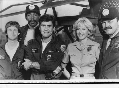 Dana Carvey Dick Butkus NFL Blue Thunder Television Show BBC 1984 Press Photo