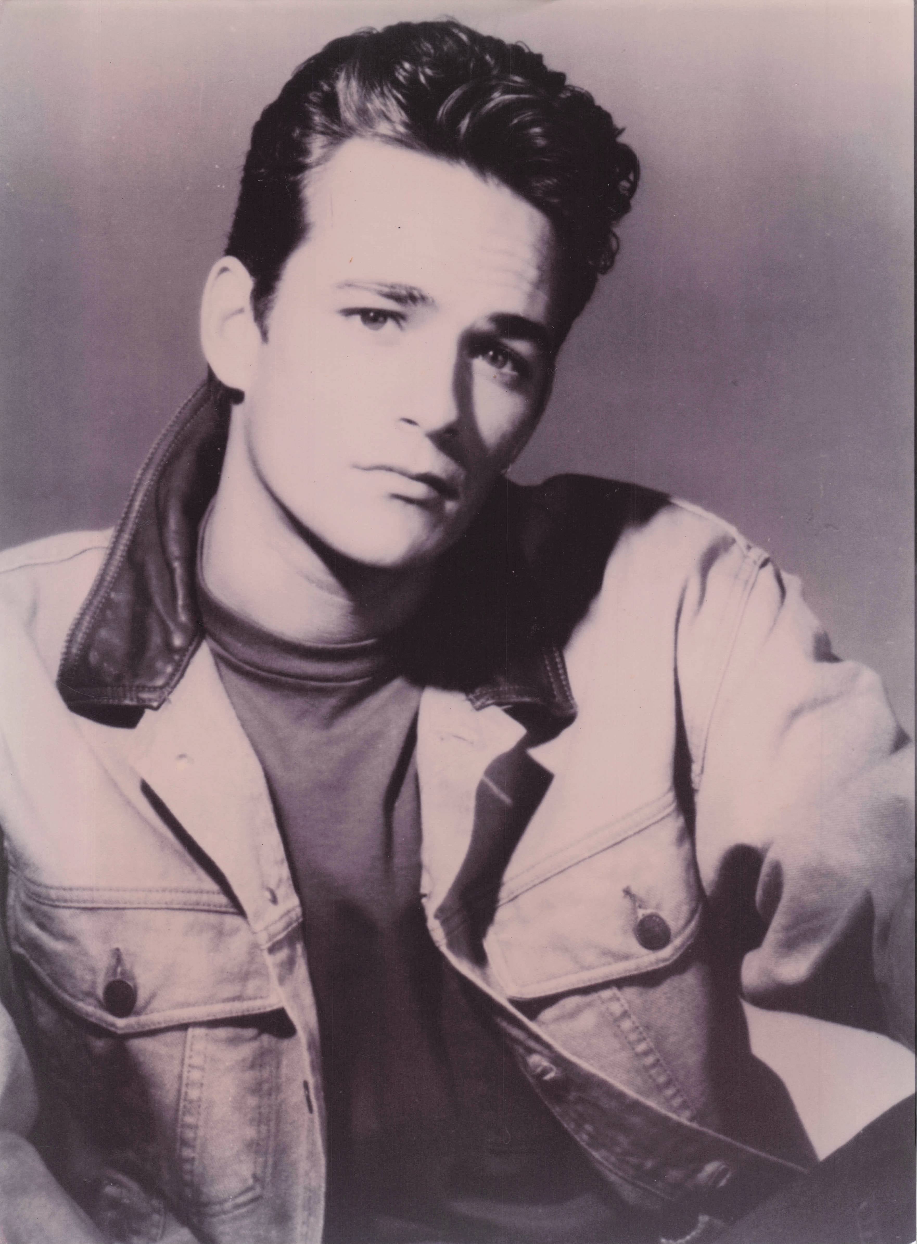 Luke Perry Film Actor in Beverley Hills 90210 TV Show Press Photo