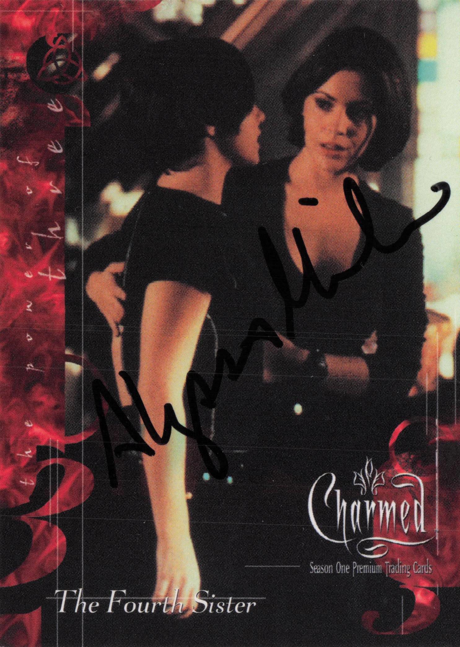 Shannen Doherty Prue Halliwell Charmed Inkworks Official Hand Signed Trade Card