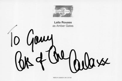 Laila Rouass as Amber Gates Footballers Wives Official Hand Signed Cast Photo
