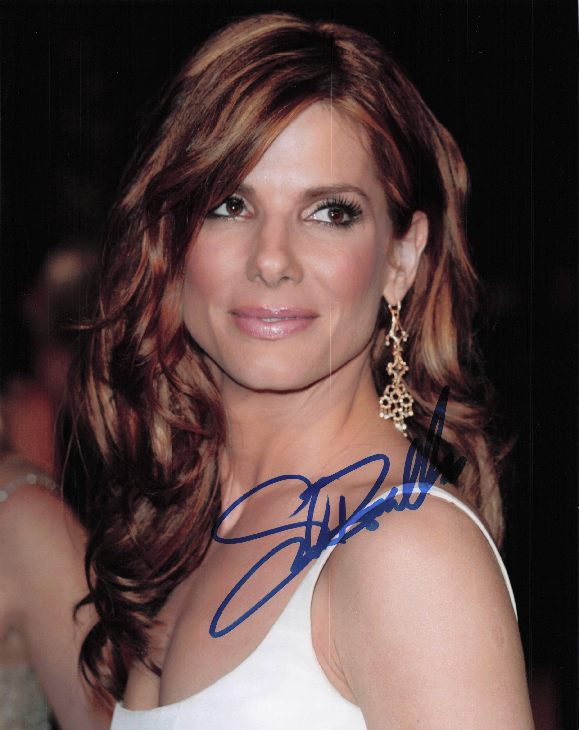 Sandra Bullock Film Actress Stunning Large 10x8 Hand Signed Photo