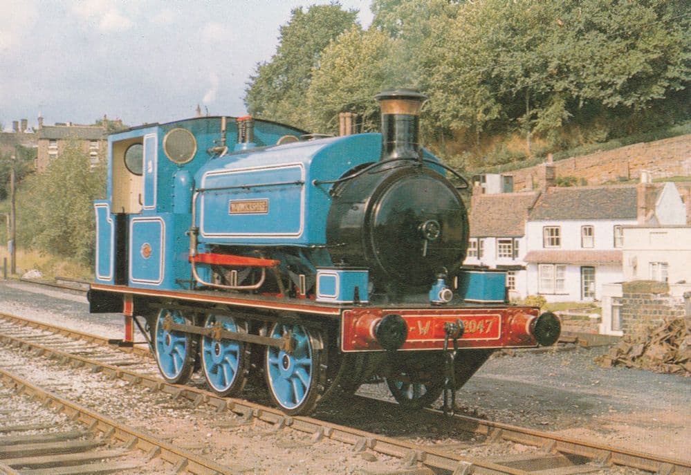 2047 Saddle Tank Warwickshire Train Manning Wardle Leeds Postcard