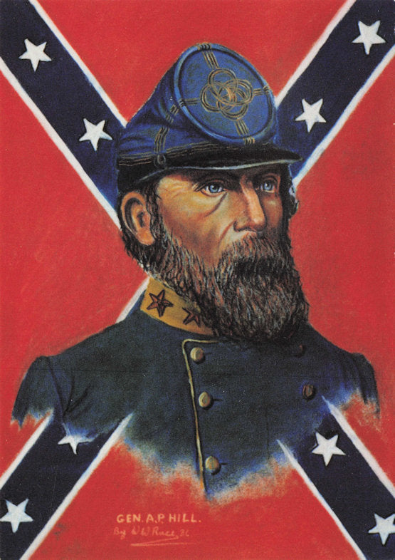 Ambrose Powell Hill Old Military Light Division American Civil War Painting Postcard