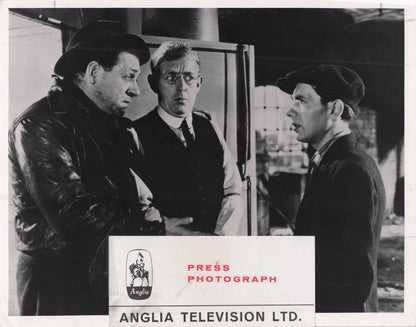 Sid James Alfie Bass The Lavender Hill Mob Anglia Television 9x7 Old Press Photo