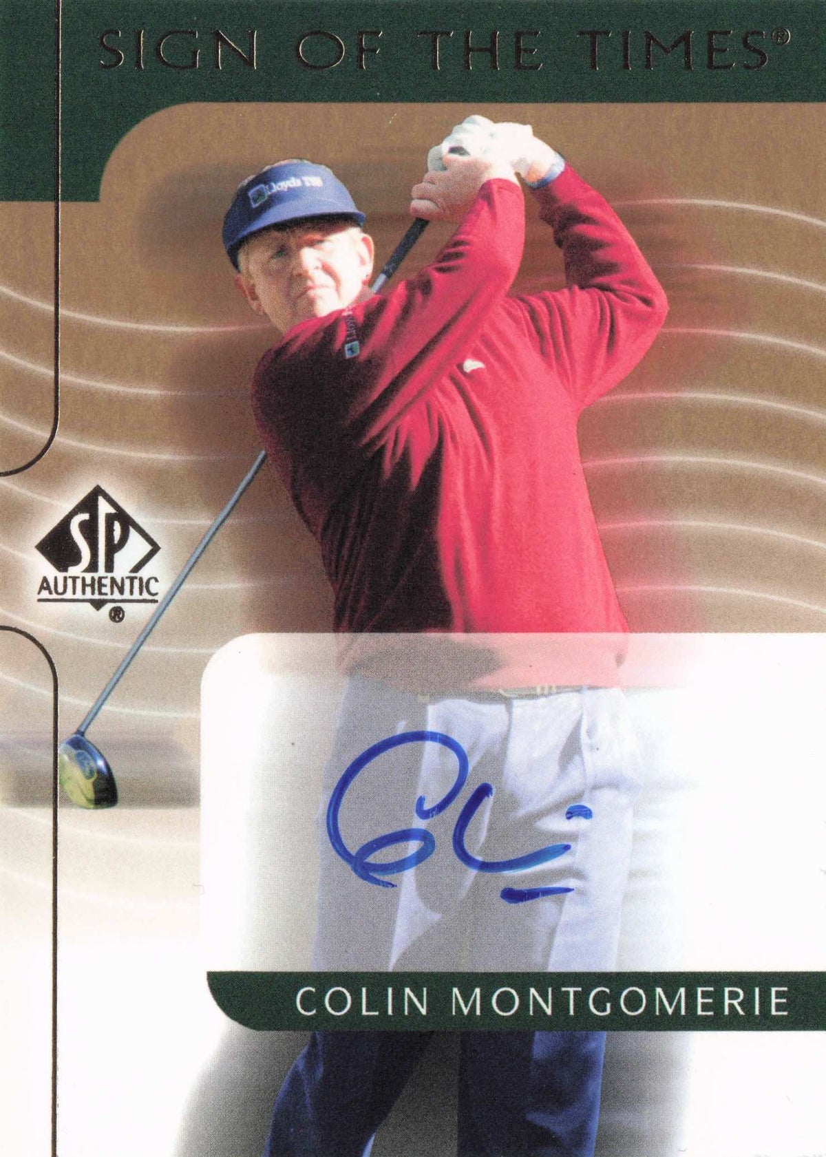 Colin Montgomerie 2003 Sign Of The Times Hand Signed Golf Autograph Card