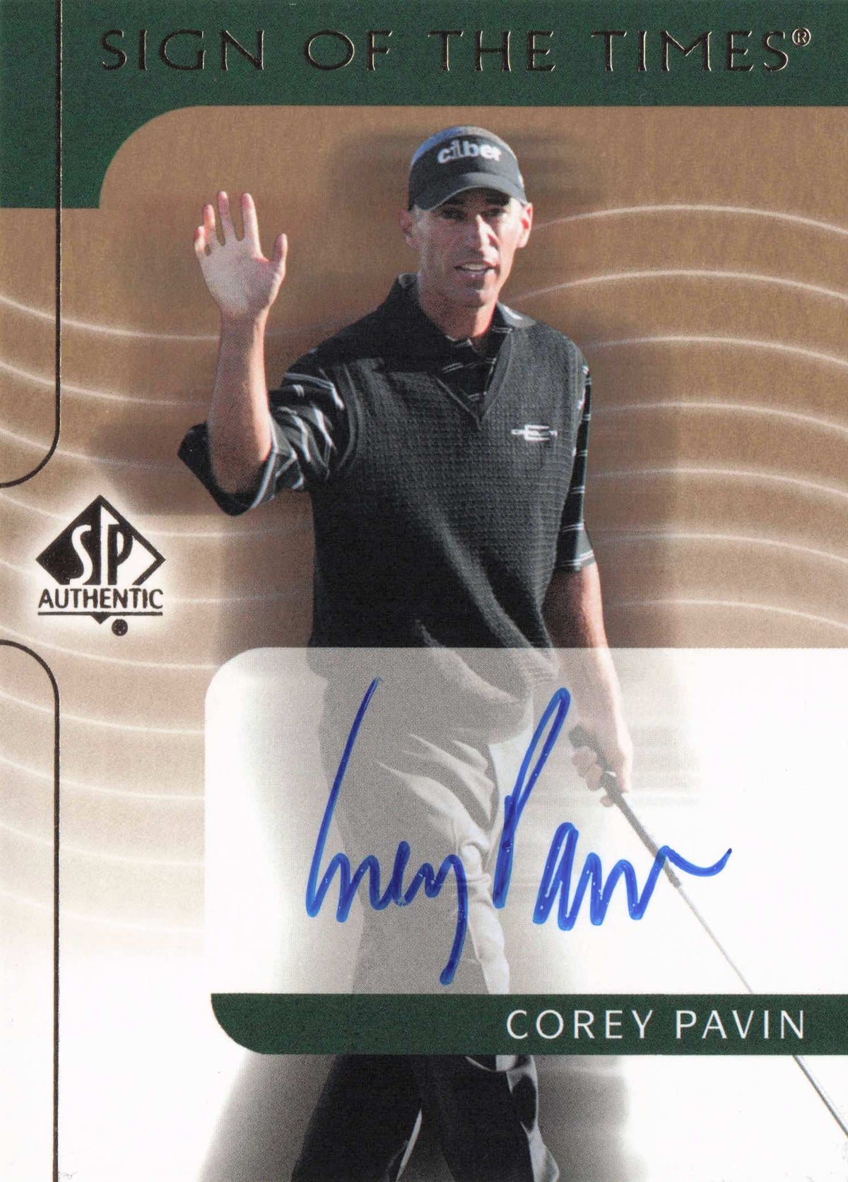 Corey Pavin 2003 Sign Of The Times Hand Signed Golf Rare Autograph Card