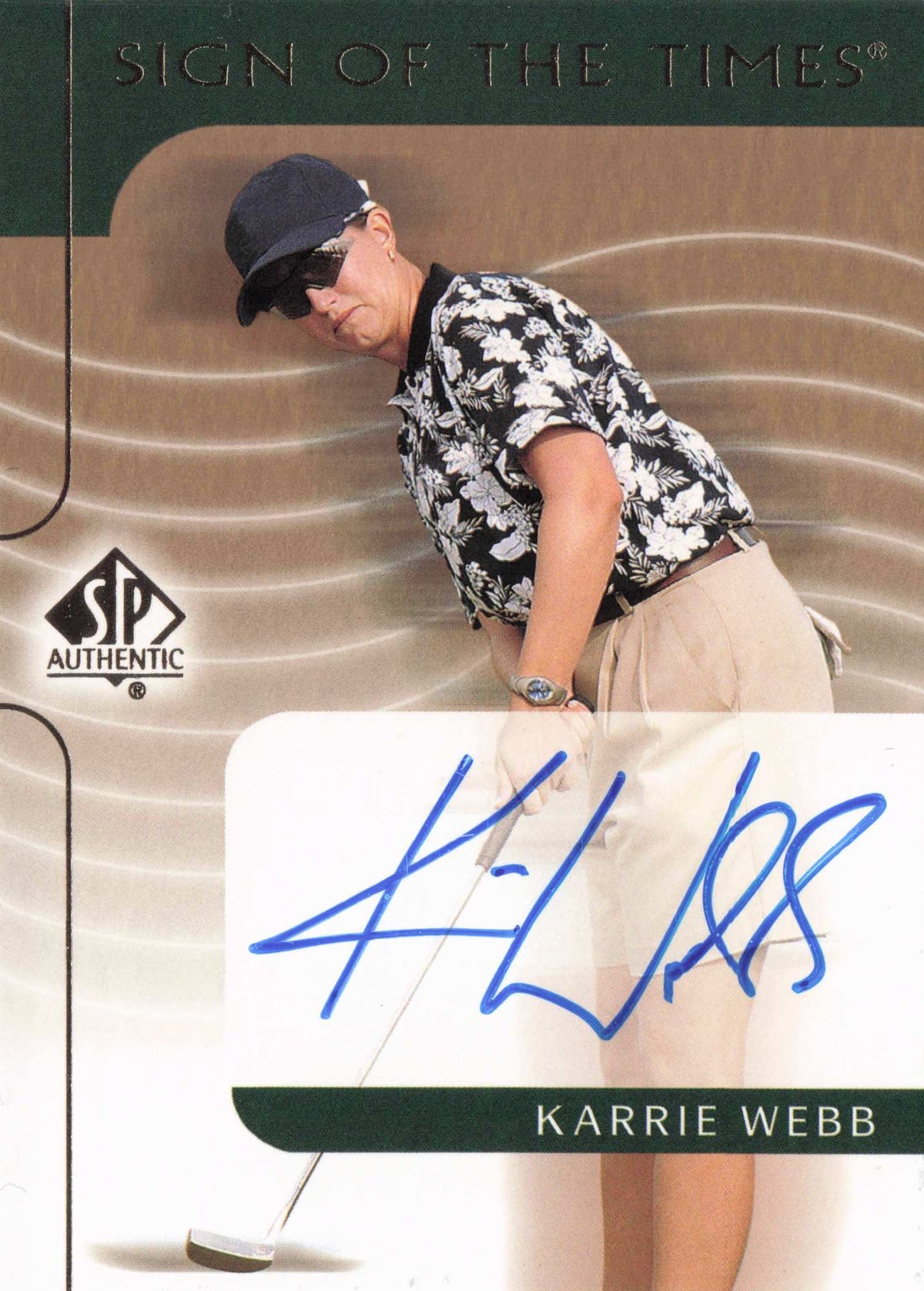 Karrie Webb 2003 Sign Of The Times Hand Signed Golf Autograph Card