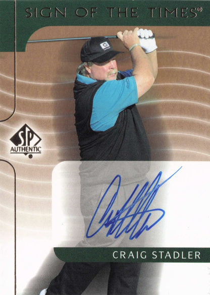 Craig Stadler Sign Of The Times Hand Signed 2003 Golf Autograph Card
