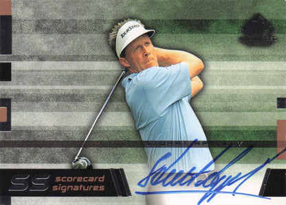 Stuart Appleby Scorecard Signatures Hand Signed Golf Autograph Photo Card