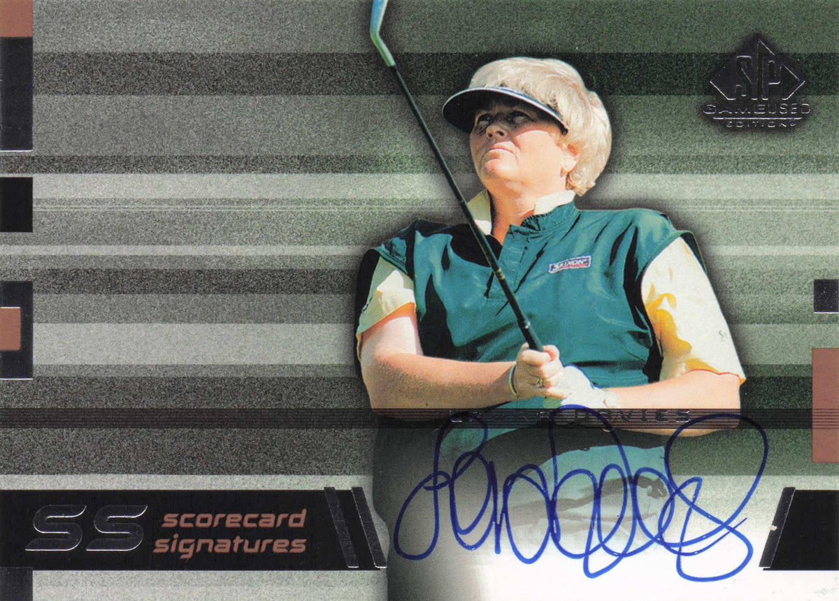 Laura Davies Scorecard Signatures Hand Signed Golf Autograph Photo Card