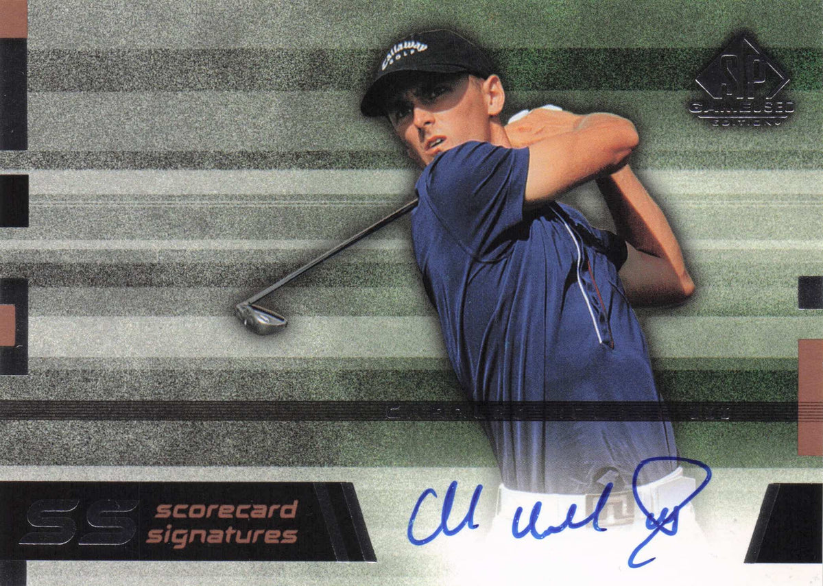 Charles Howell III Scorecard Signatures Golf Upper Deck Autograph Signed Card