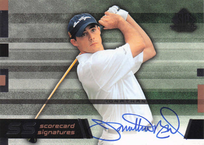 Jonathan Byrd Scorecard Signatures Golf Autograph Hand Signed Photo Card