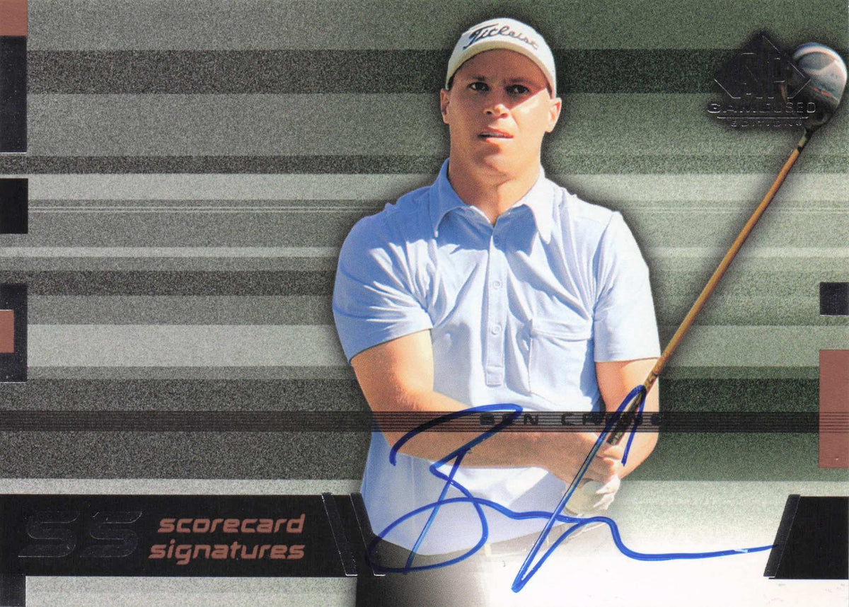 Ben Crane 2003 Scorecard Signatures Golf Autograph Hand Signed Photo Card