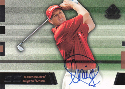 Craig Perks Scorecard Signatures Golf Autograph Hand Signed Photo Card