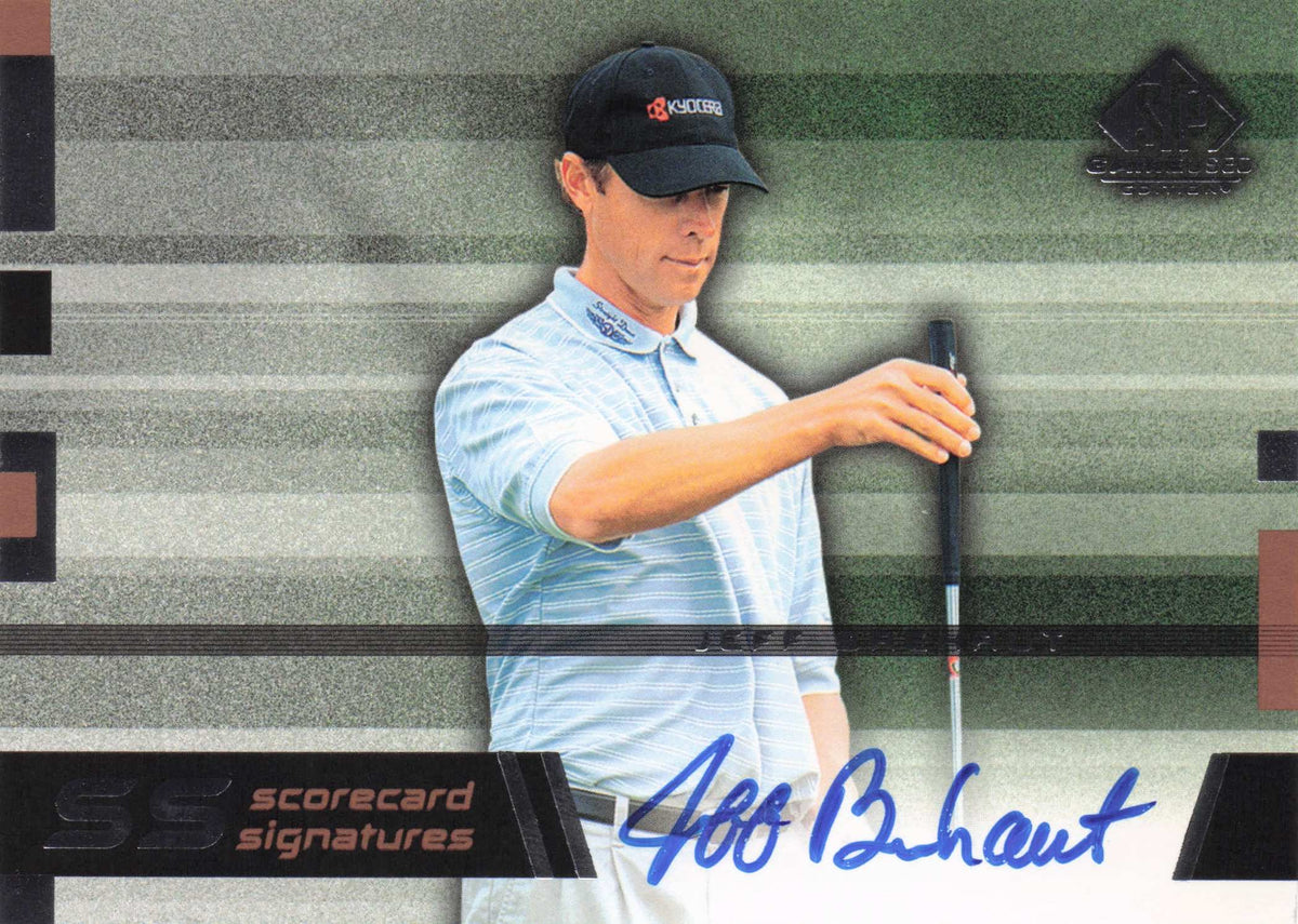 Jeff Brehaut Scorecard Signatures Golf Autograph Hand Signed Photo Card