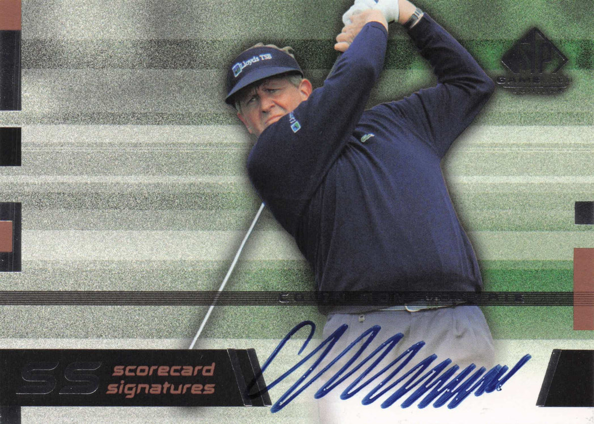 Colin Montgomerie Scorecard Signatures Golf Autograph Hand Signed Photo Card