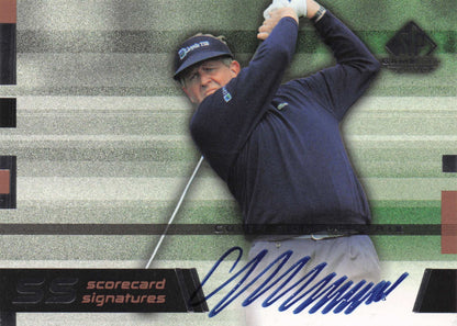 Colin Montgomerie Scorecard Signatures Golf Autograph Hand Signed Photo Card