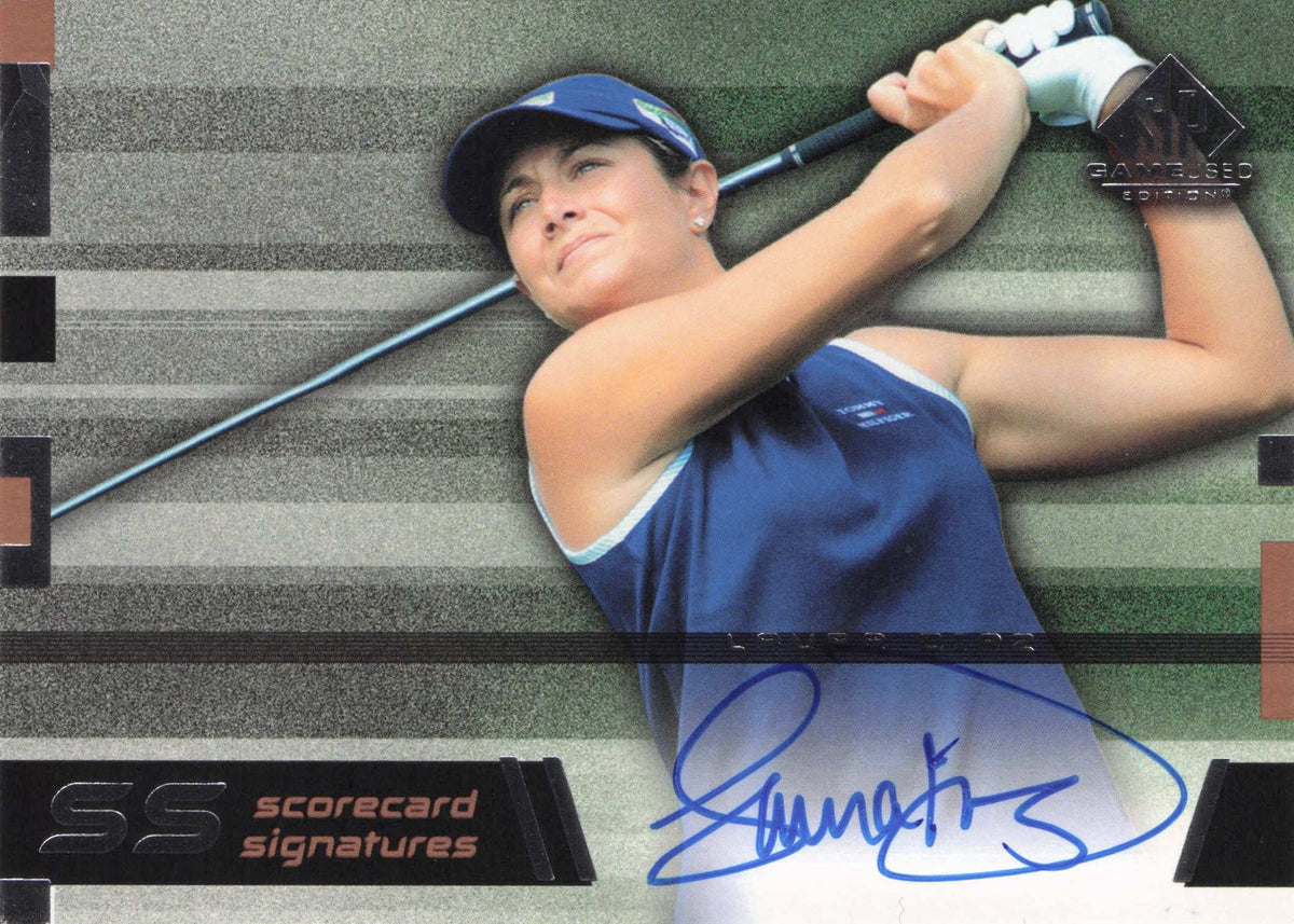 Laura Dirz Scorecard Signatures Golf Autograph Hand Signed Photo Card