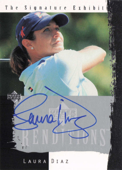 Laura Dirz 2003 Signature Exhibit Hand Signed Golf Autograph Photo Card