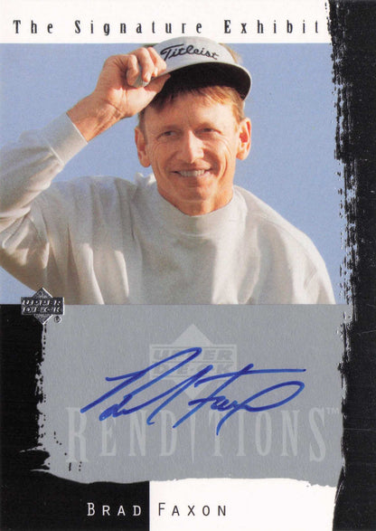 Brad Faxon The Signature Exhibit Golf Hand Signed Autograph Photo Trade Card