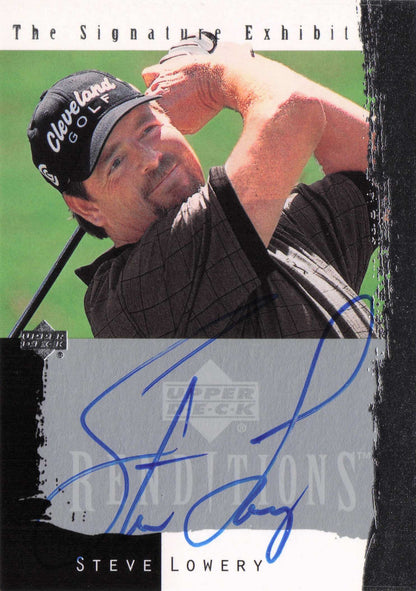 Steve Lowery Signature Exhibit Golf Hand Signed Autograph Photo Trade Card