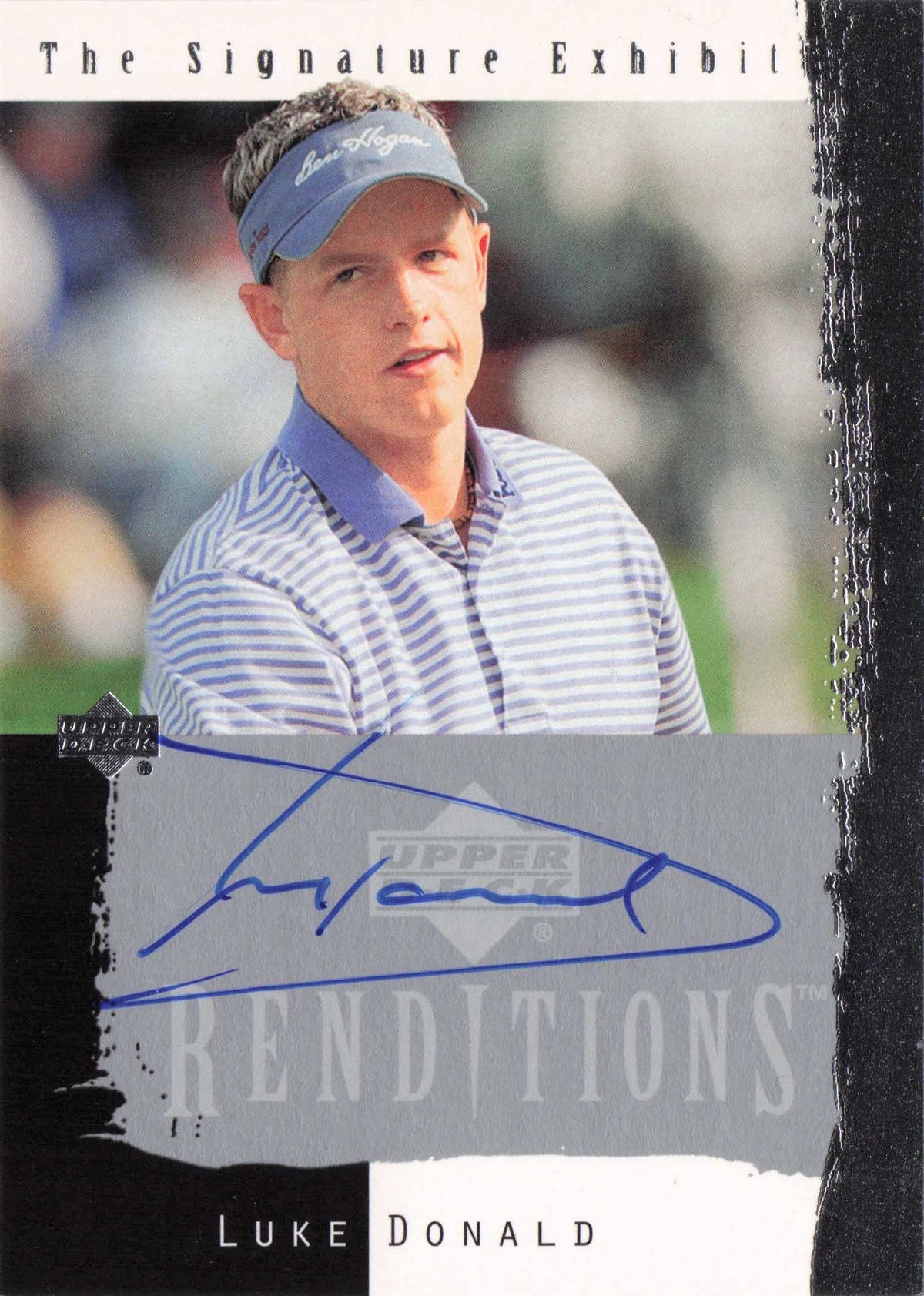 Luke Donald 2003 Signature Exhibit Golf Hand Signed Autograph Photo Trade Card