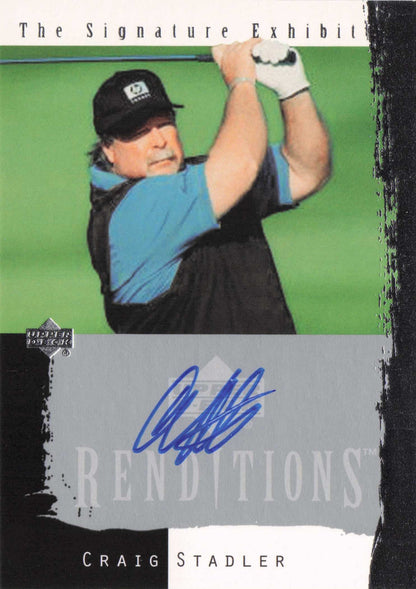 Craig Stadler Signature Exhibit Golf Hand Signed Autograph Photo Trade Card