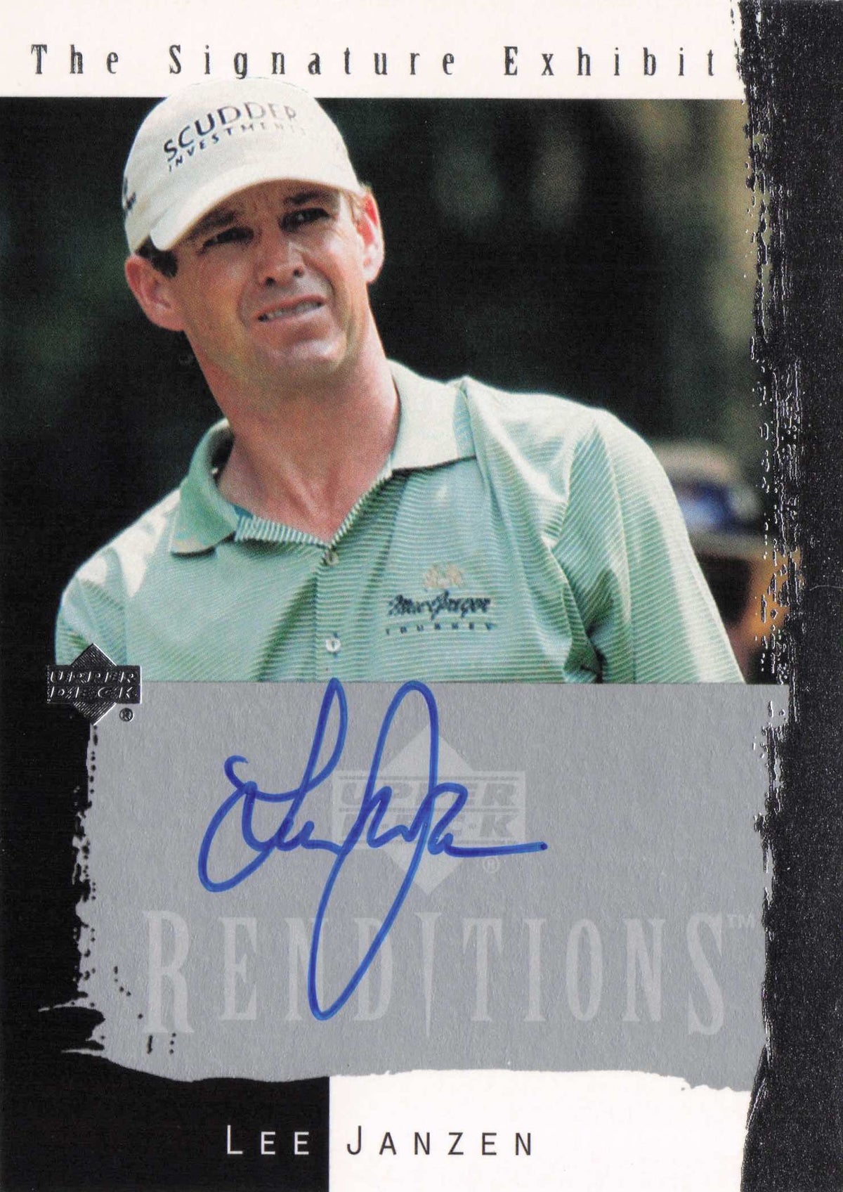 Lee Janzen 2003 Signature Exhibit Golf Hand Signed Autograph Photo Trade Card