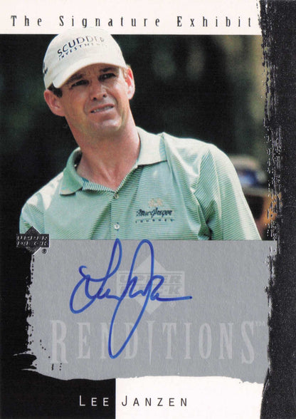 Lee Janzen 2003 Signature Exhibit Golf Hand Signed Autograph Photo Trade Card