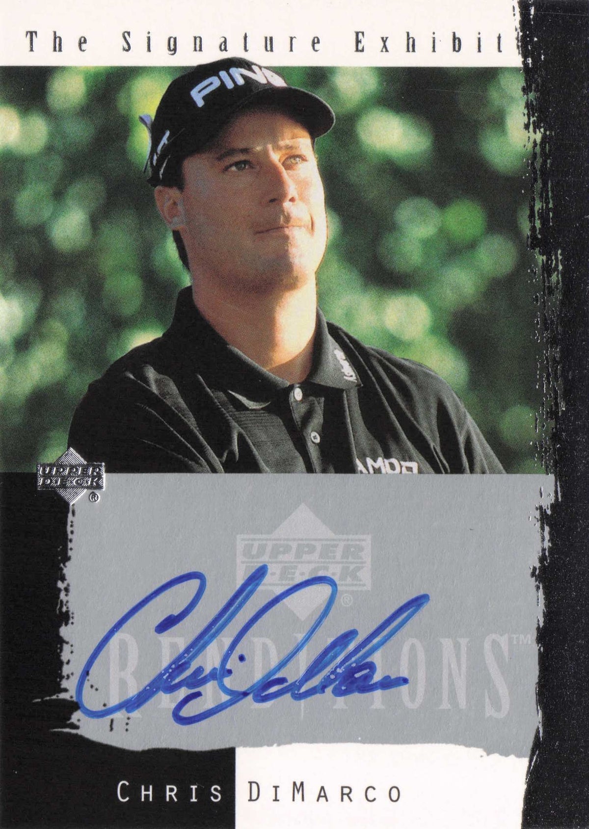 Chris DiMarco Signature Exhibit Golf Hand Signed Autograph Photo Trade Card