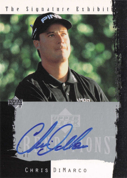 Chris DiMarco Signature Exhibit Golf Hand Signed Autograph Photo Trade Card